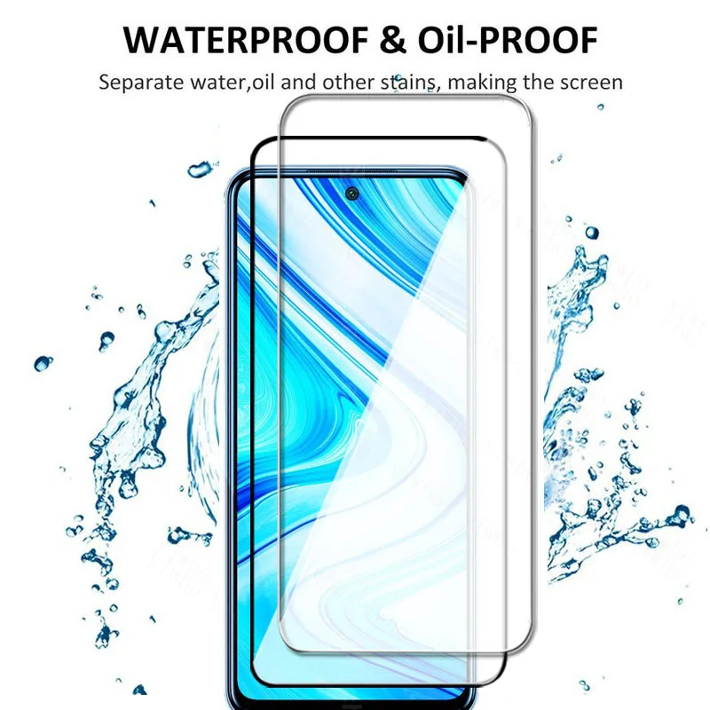 Закаленное стекло для Xiaomi Redmi Note 9 Pro Max полное покрытие защита экрана Redme red mi hongmi