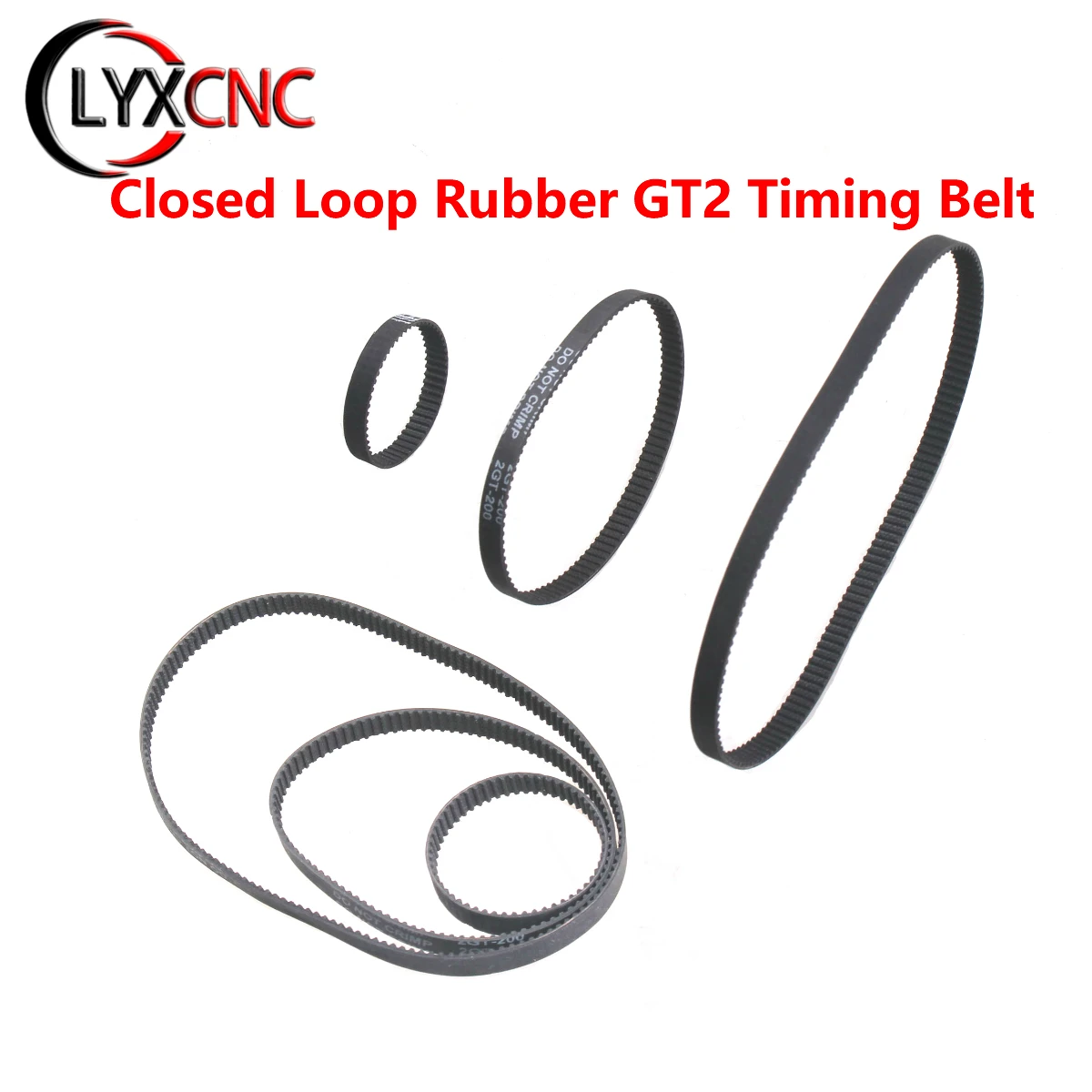 3D Printer Belt Closed Loop Rubber GT2 Timing Belt 2GT-6 1220mm 110/200/280/300/400/610/852 Width 6mm For UM2 Ultimaker Slider