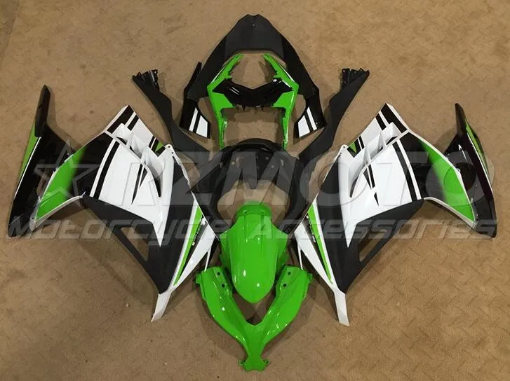 

Injection Mold New ABS Whole Fairings Kit Fit For Kawasaki Ninja 300 2013 2014 2015 2016 2017 2018 Bodywork set Green nice