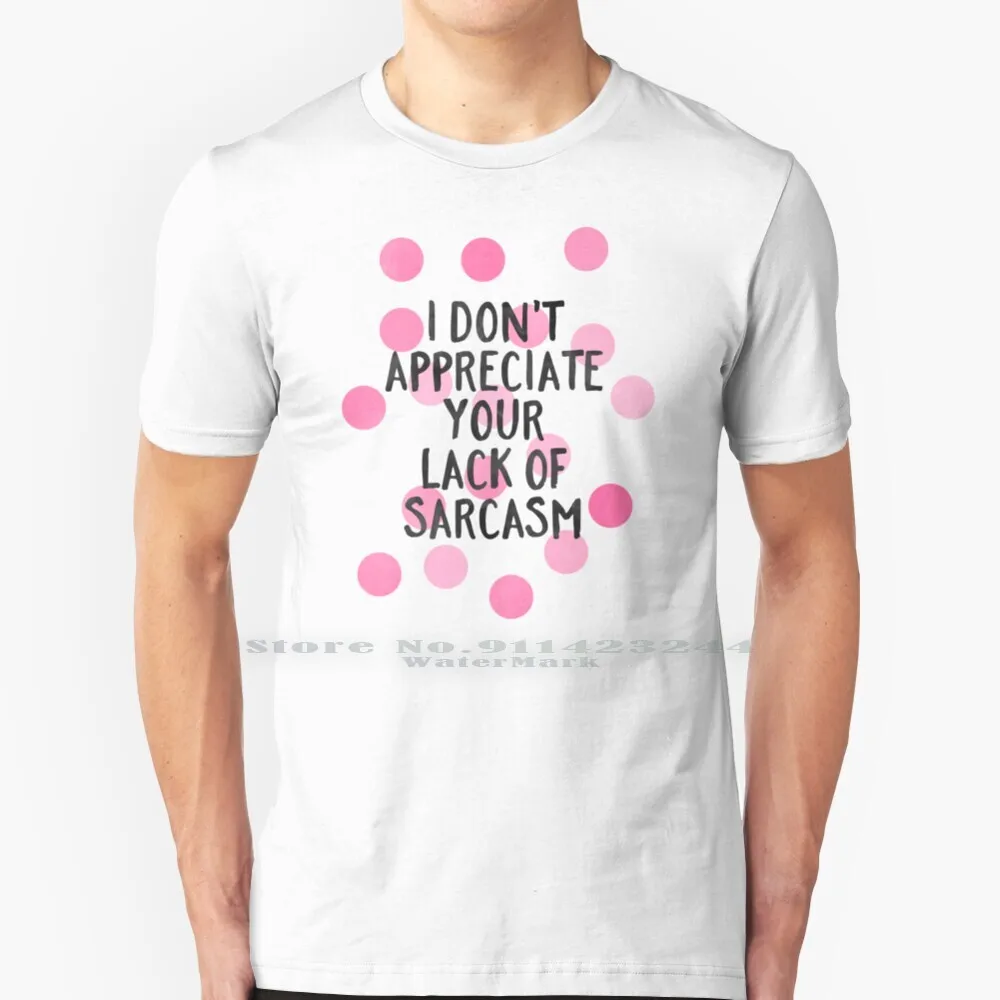 Футболка Lack Of Sarcasm 100% чистый хлопок цитата Луизы ТВ мультяшный текст типография