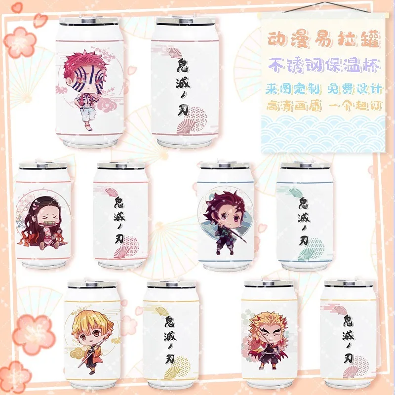 

Anime Demon Slayer: Kimetsu no Yaiba Stainless Steel Thermos Cup Cosplay Vacuum Cup Toy 350ml
