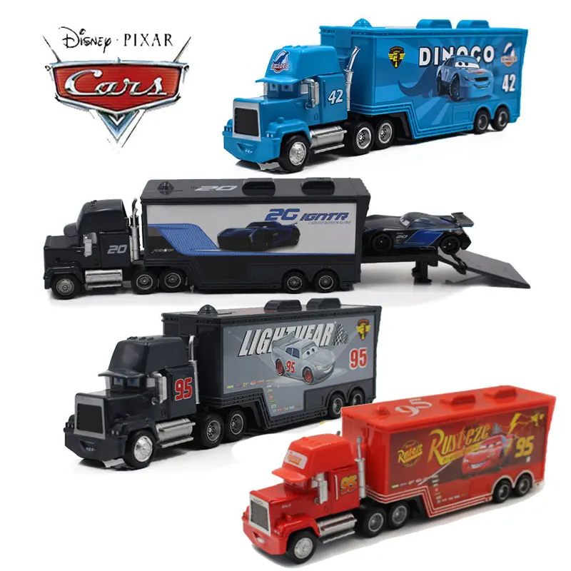 1:55 Disney &quotтачки 3 Lightning McQueen черный storm jackson Круз дядя Mack грузовик серии сплав