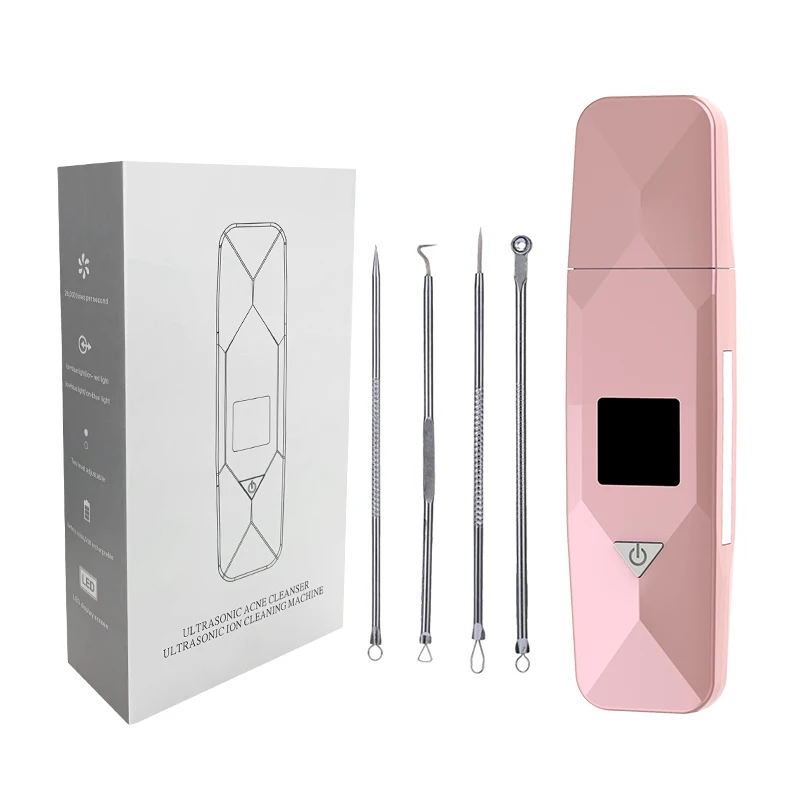 Портативные Ультразвуковые очищающие скрубберы для кожи глубокая очистка лица