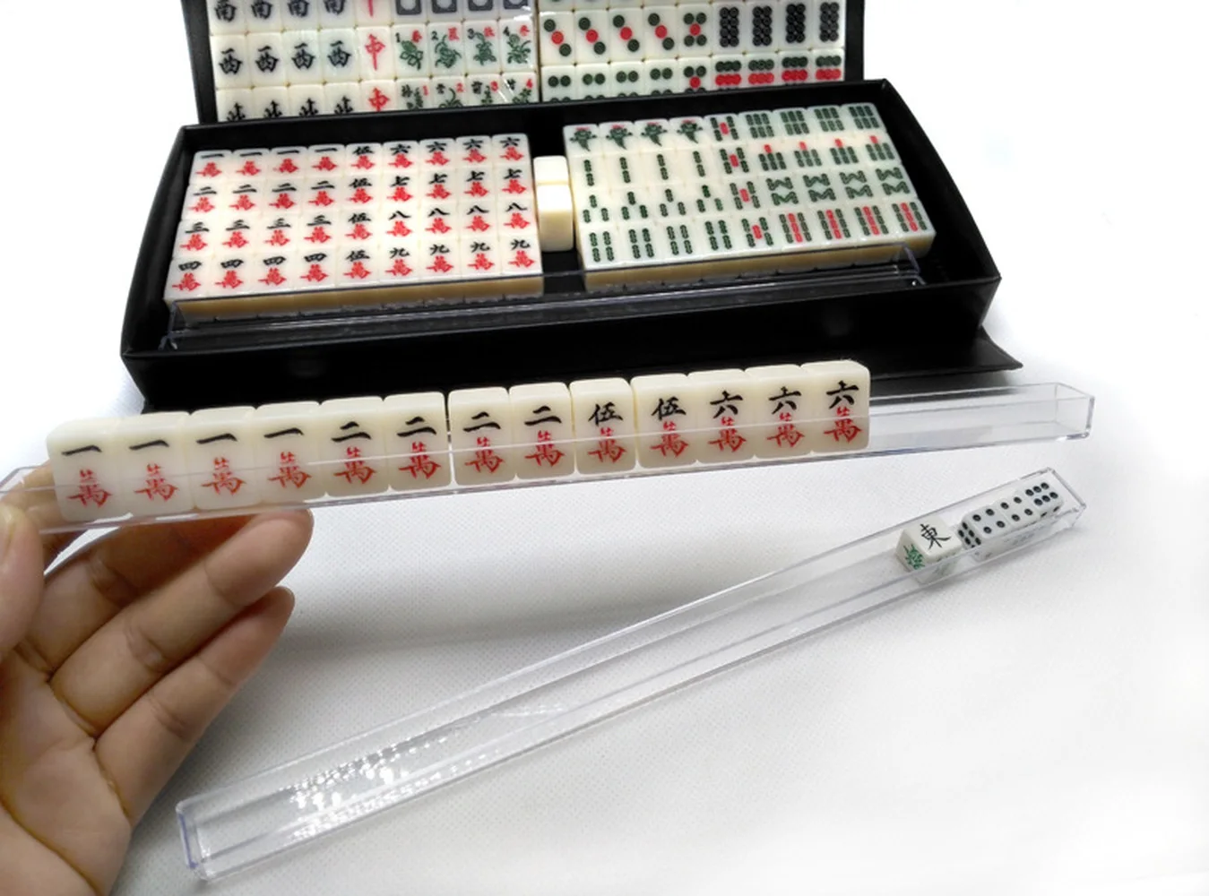 144 Плитки маджонг комплект 20 мм Забавный в традиционном китайском стиле