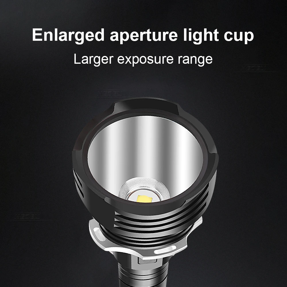 Самый мощный яркий светодиодный фонарик XHP170 для охоты с USB-зарядкой фонарь XHP90