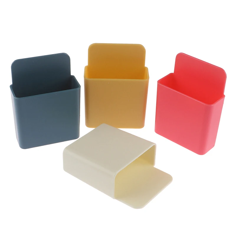

1PC Wall Mounted Organizer Storage Box Remote Control Air Conditioner Storage Case Mobile Phone Plug Holder Stand Container