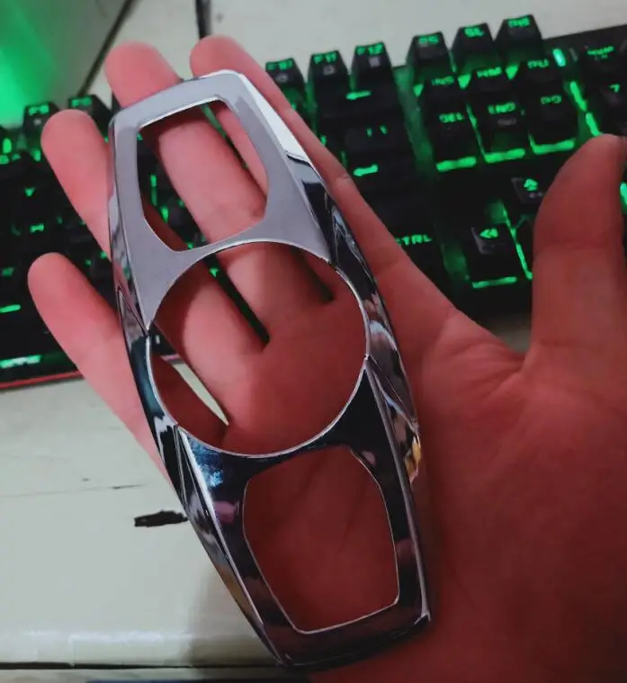 Стайлинг автомобиля аксессуары для интерьера ABS хромированная лампа светильник