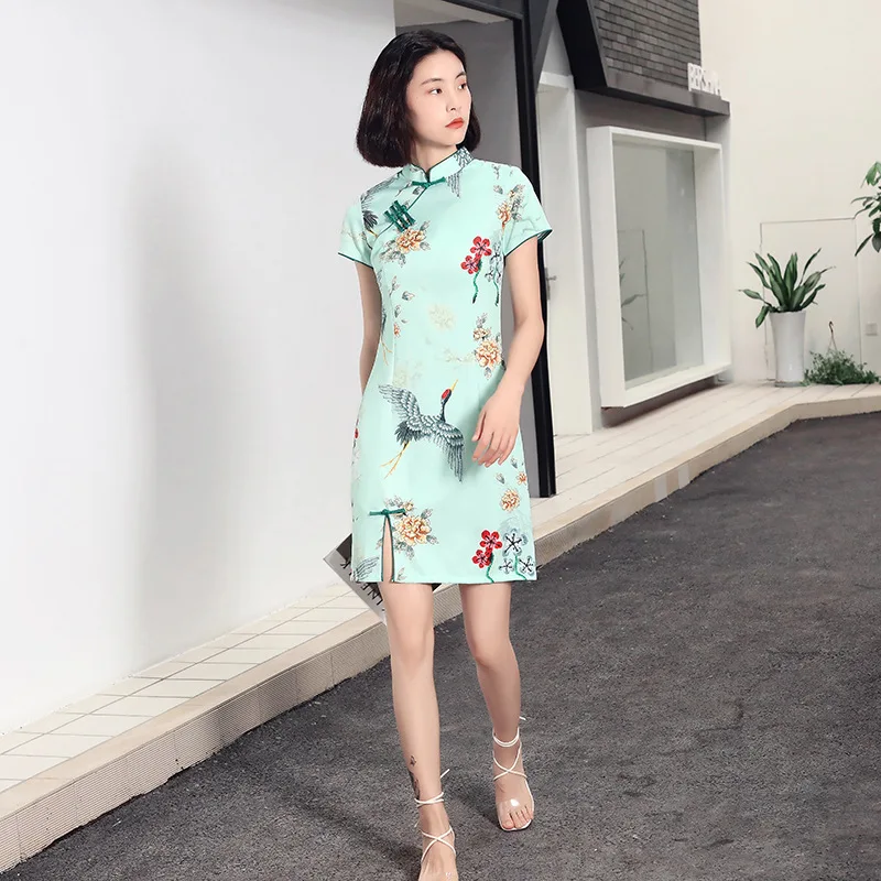 Женское платье Ципао традиционная китайская одежда 2020 Элегантное свадебное для