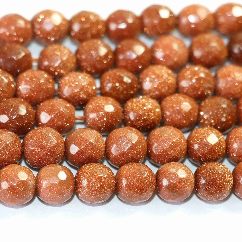 Натуральный золотой песок полудрагоценные подлинные Бусины 2 14 мм бусины