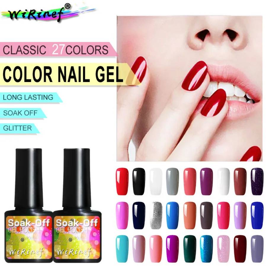 2019 новый старший черный флакон 8 мл Гель-лак для ногтей Радужный Шиммер NR30-51 УФ