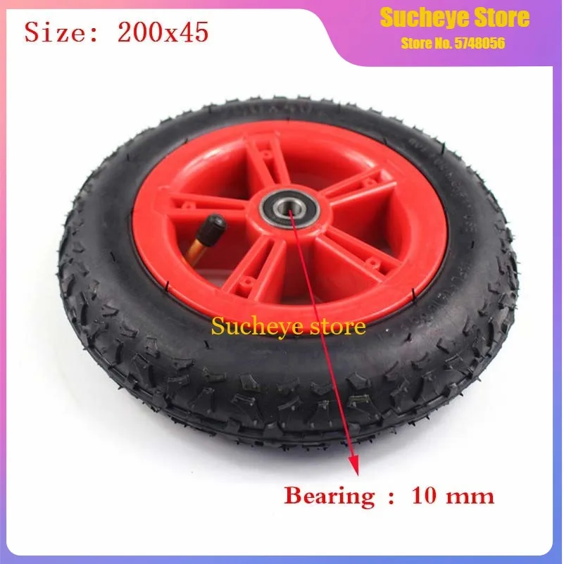 New 200X40 Folding Bicycle Tyre Rubber Scooter Car Motorcycle Accessories Baby's 8 Inch Wheel Rim with Inner Tire | Автомобили и