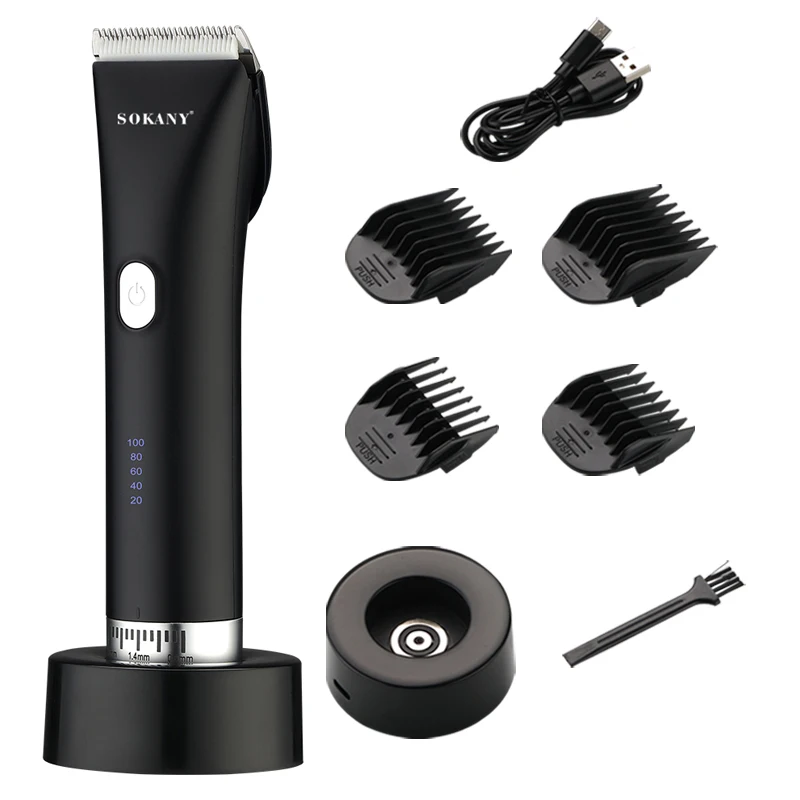 Беспроводная Машинка для стрижки волос мужчин профессиональный Электрический