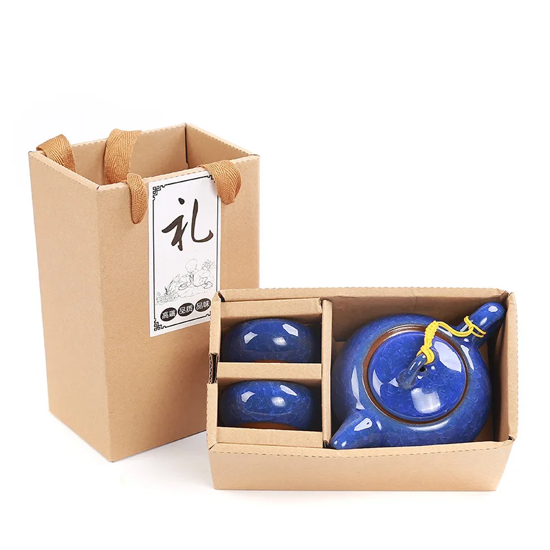 Портативный китайский чайный набор кунг фу для путешествий улицы офиса простое