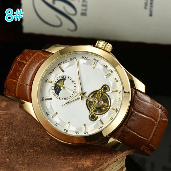 

Four Stitches All Dial Work Tourbillon Watch for Men Mechanical Automatic Watches Luxury Brand Men's Wristwatch Chronograph