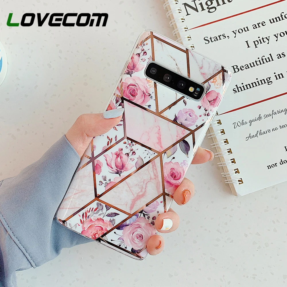 Чехол LOVECOM для Samsung S21 S20 Ultra S10 Plus Note 10 A72 A50 A51 A70|Бамперы| |