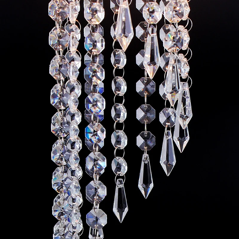 LED Crystal Chandelier Lights leɽ Lamp For Living Room Cristal Lustre Chandeliers Lighting Pendant Hanging Ceiling Fixtures | Лампы и