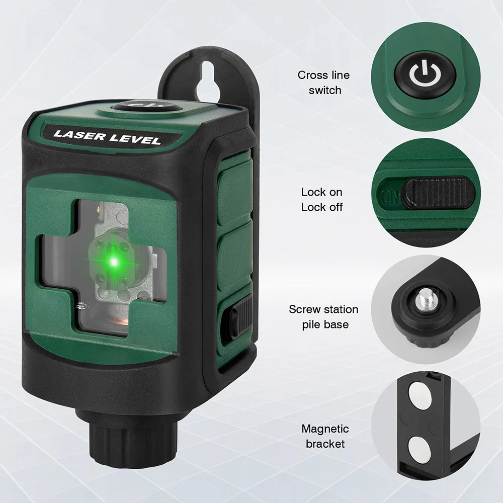 Лазерный уровень Norm самонивелирующийся нивелир с вертикальными и