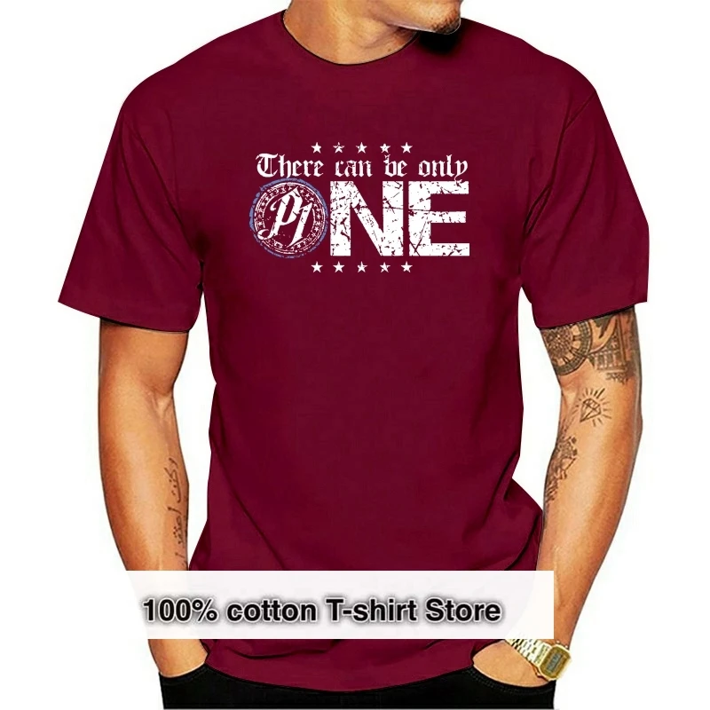 

t shirt There Can Be Only One T Shirt Mens Round Neck Short Sleeves Casual T-Shirt