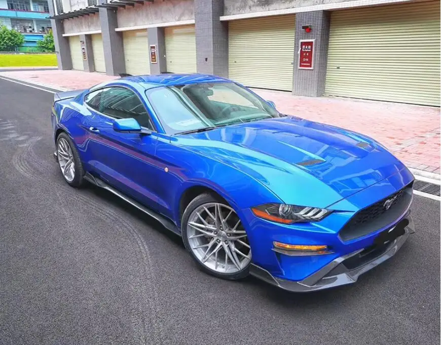 Боковая юбка боди Потяните модифицированный Карбон волокно для Ford Mustang