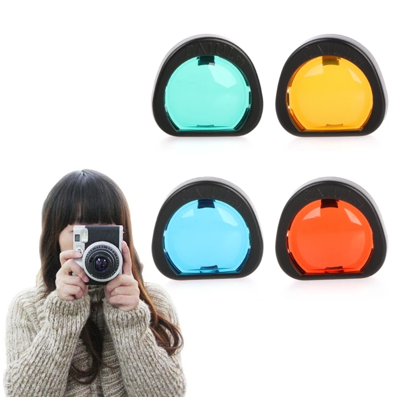 SIV 4 шт цветной Комплект фильтров для объектива Fujifilm Instax Mini 90 пленка камеры Новая