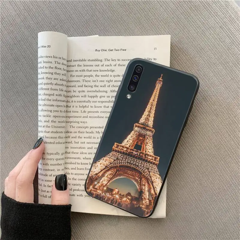 

Paris Eiffel Tower fashion pattern Phone Case For Samsung galaxy S 9 10 20 A 10 21 30 31 40 50 51 71 s note 20 j 4 2018 plus