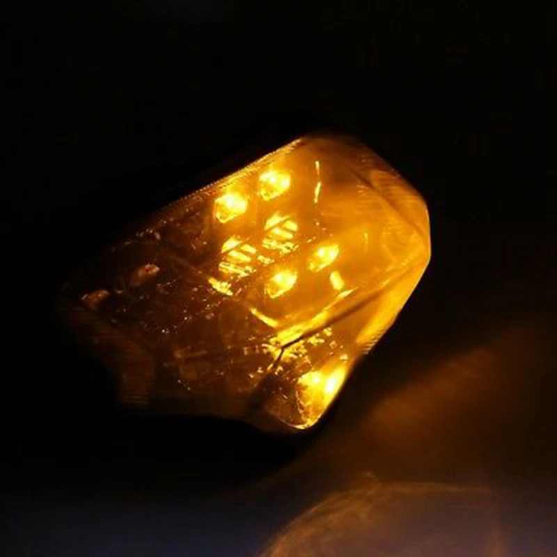 

NEW-Motorcycle Rear Tail Light Integrated Rear LED Turn Signal for Yamaha FZ6 FAZER 2004-2008