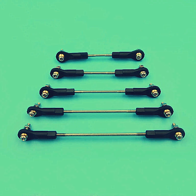 

steel push rod ball joint assembly M2 OR M3 L25 L35 L45 L55 L65 L120 L140MM all kinds of length for option RC airplane parts