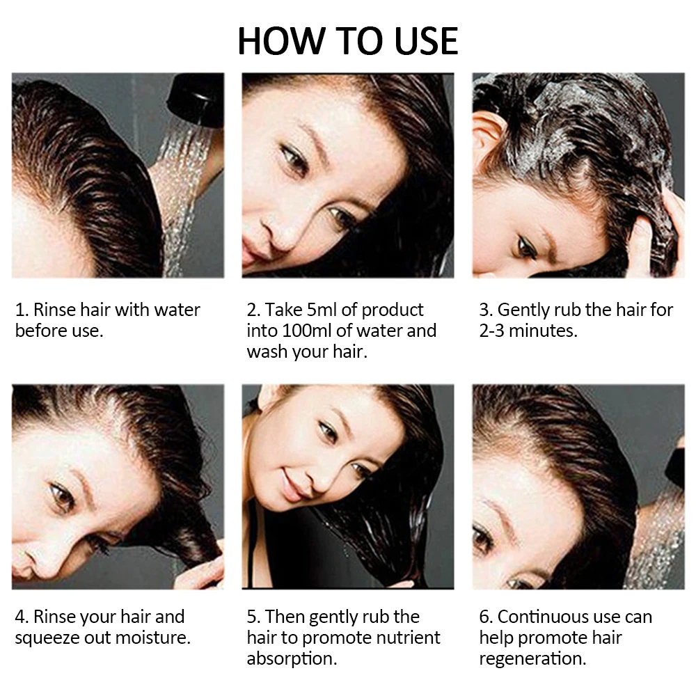 Шампунь против седых волос натуральный травяной шампунь для удаления черных 200