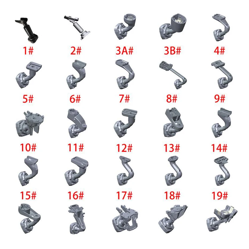 

Rear View Mirror Back Plate Panel + Interior Mirror special Bracket only for Jiluxing Car DVR