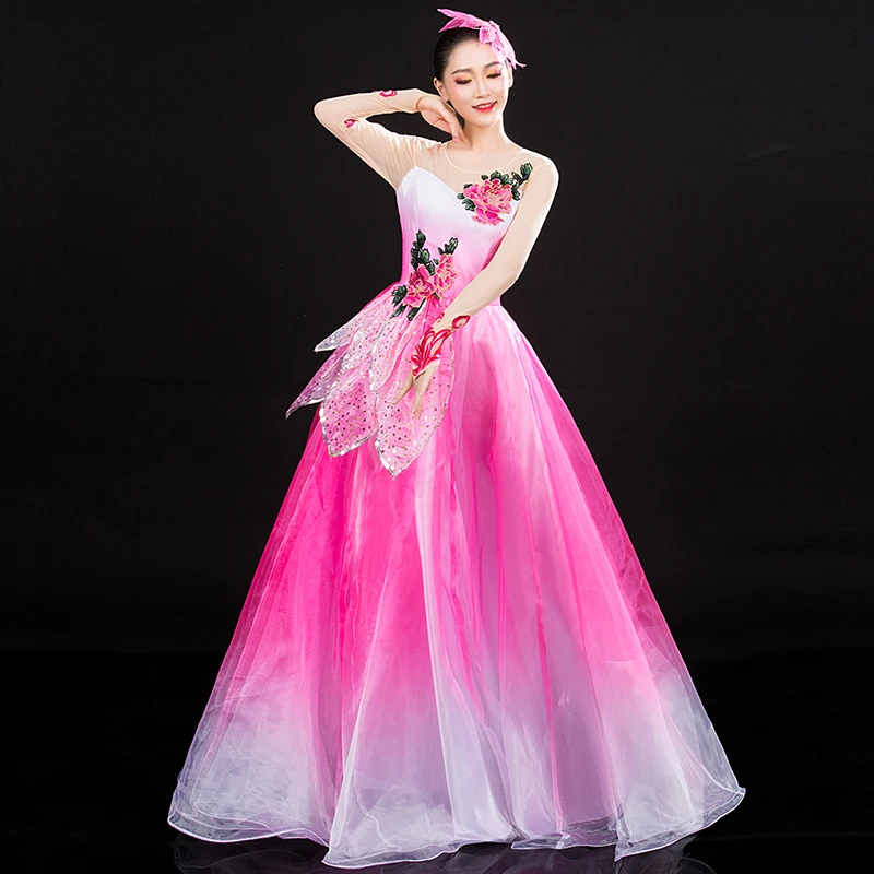 Горячая Распродажа открывающаяся юбка для танцев танцевальный костюм женщин и