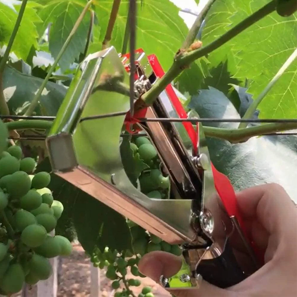 

Tying Machine Plant Tying Machine Staples Metal Garden Tools Hand Tying Binding Machine Branch Binder Nail Tapener Tool 10000PCS