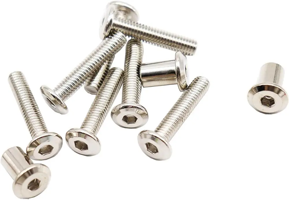 Заклепка с шестигранной головкой потайной болт и цилиндрическая гайка M6X20 мм/M6X30