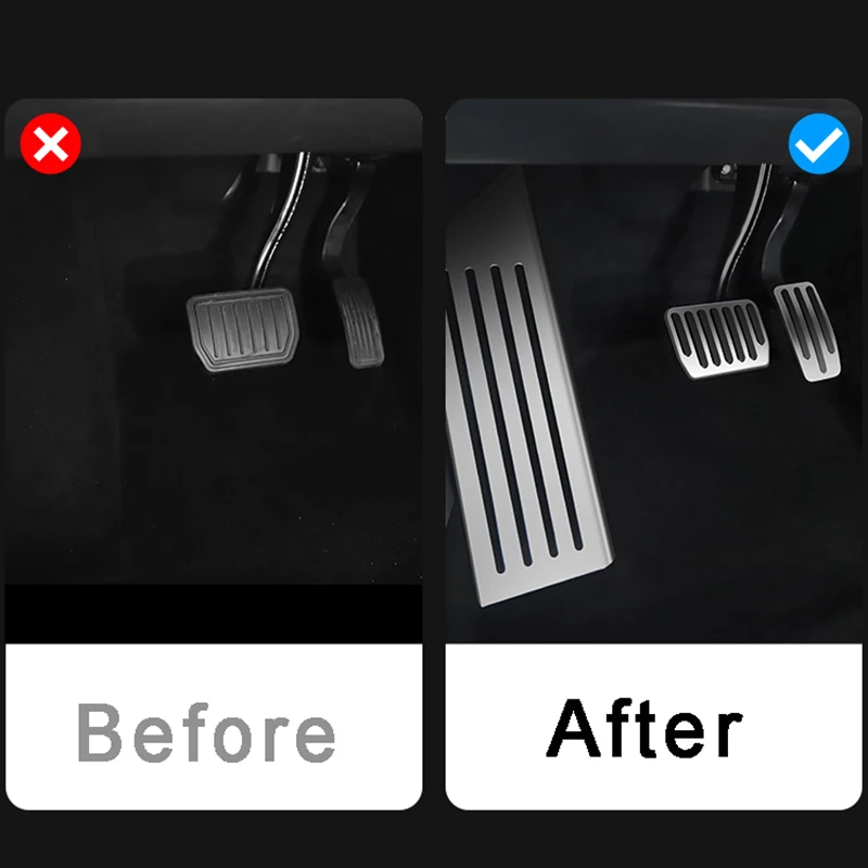 Подставка для педали тормоза акселератора из алюминиевого сплава не скользит