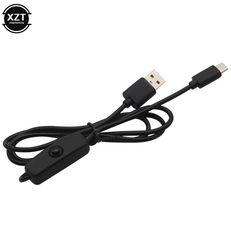 USB-кабель с выключателем зарядное устройство Micro USB Type-C источник питания 5 в 3 а/2 А