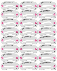 3 шт.24 шт.компл. карточка-молочница, резьба, слово, инструменты для макияжа бровей, резьба, артефакт, помощь при молочке, форма для бровей