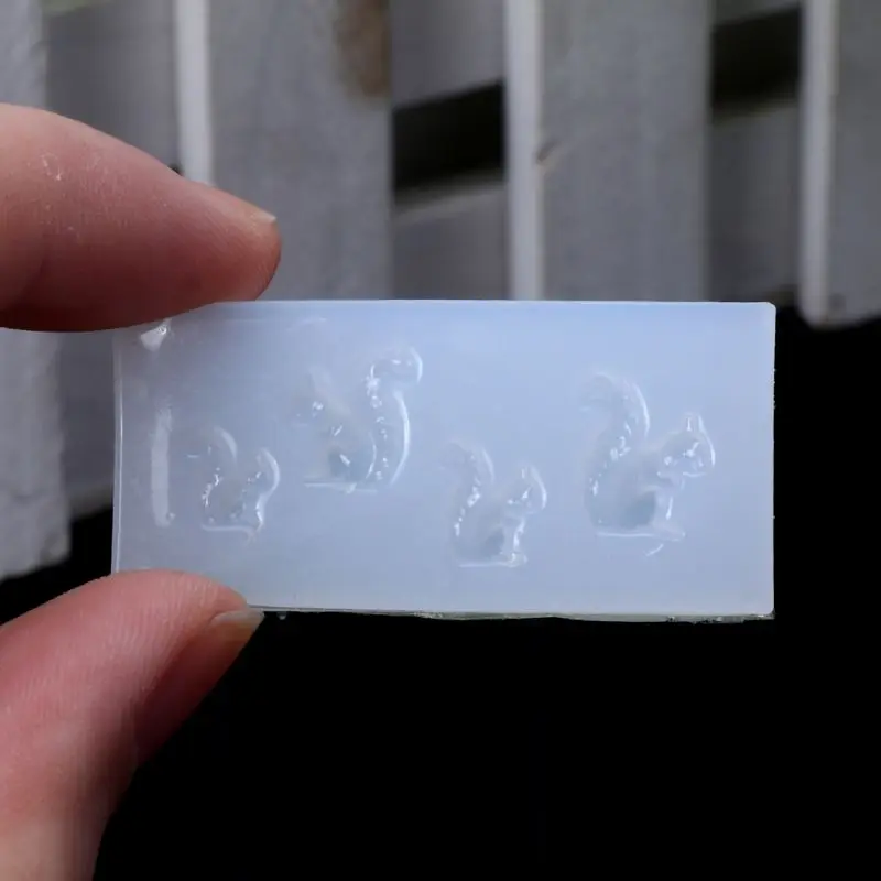 

6Pcs 3D Animal Silicone Nail Art Decor Resin Cabochon Jewelry Pendant Mold Set 203B