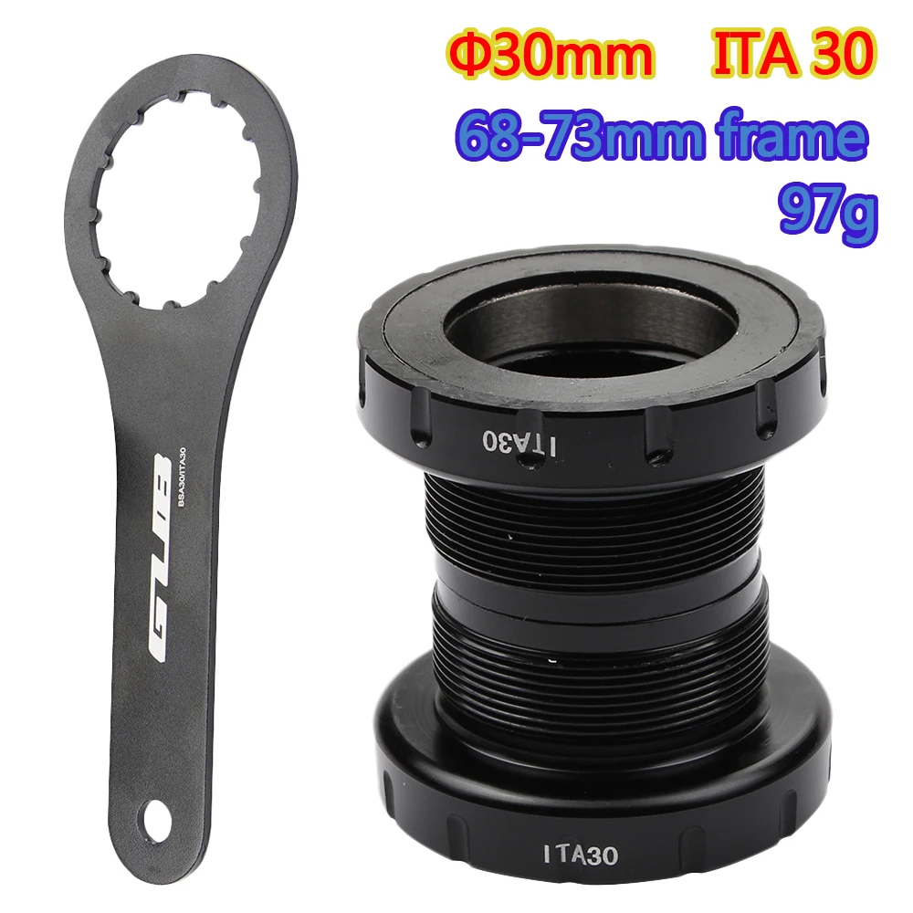 

GUB ITA30 68mm threaded bottom bracket Width 68-73mm Compatible with 30mm chainring For S works BB30 ROTOR30 Sram xx1 S1000 X9