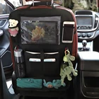 Автомобильный Органайзер протектор для заднего сидения автомобиля, мешочек для органайзер для детей с несколькими карманами Авто карман для телефона подвесная сумка для хранения Универсальный