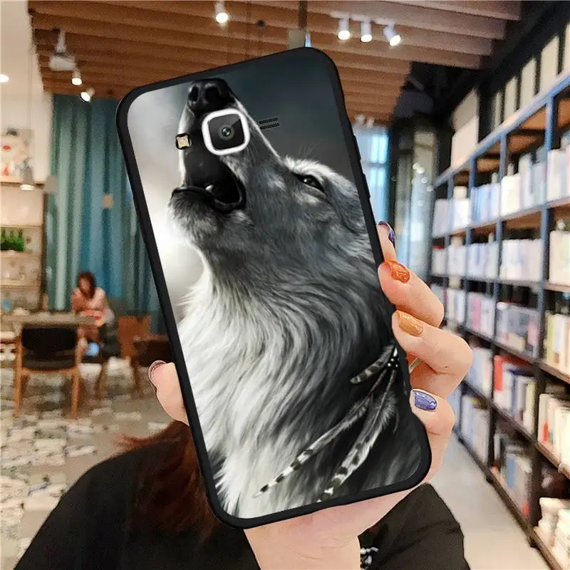 

angry Animal wolf Face Phone Case For Samsung Galaxy J2 J4 J5 J6 J7 J8 2016 2017 2018 Prime Pro plus Neo duo