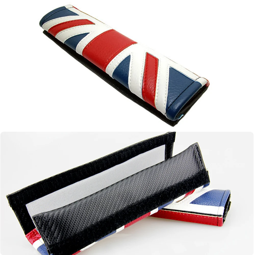 1 пара наплечный чехол для ремня безопасности Mini Cooper One S JCW D R50 Clubman R55 R56 R60 R61 F54 F55 F56