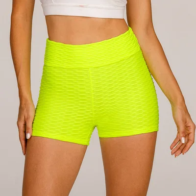 

Summer Hot Style Jacquard Sweatpants Fitness Beautiful Buttocks Solid Color Stretch Running Shorts for Women Dropshipping