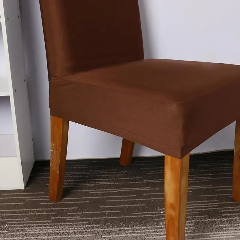 Чехол для стула из молочного шелка эластичная наполовину сумка банкета Женский