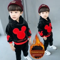toddler boy clothes childrens clothing baby boys warm suit kids winter suede sets velvet thickening girls leisure sweater