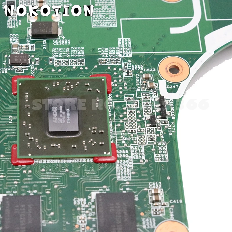 NOKOTION 646967-001 для ноутбука HP EliteBook 8560P 6560B материнская плата QM67 DDR3 HD6470M видеокарта