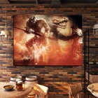 1 шт. плакат с персонажами игры Лига Легенд ренектон и насус, художественные картины на холсте для гостиной, Декор, настенные картины на холсте