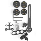 Углеродное волокно велосипедный дорожный велосипед велосипедный компьютер секундомер Спидометр крепление держатель для Garmin Cateye Bryton Gopro светильник держатель