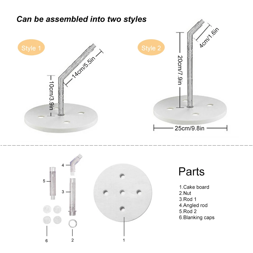 Опора для торта оправа антигравитационный набор заливки на день рождения