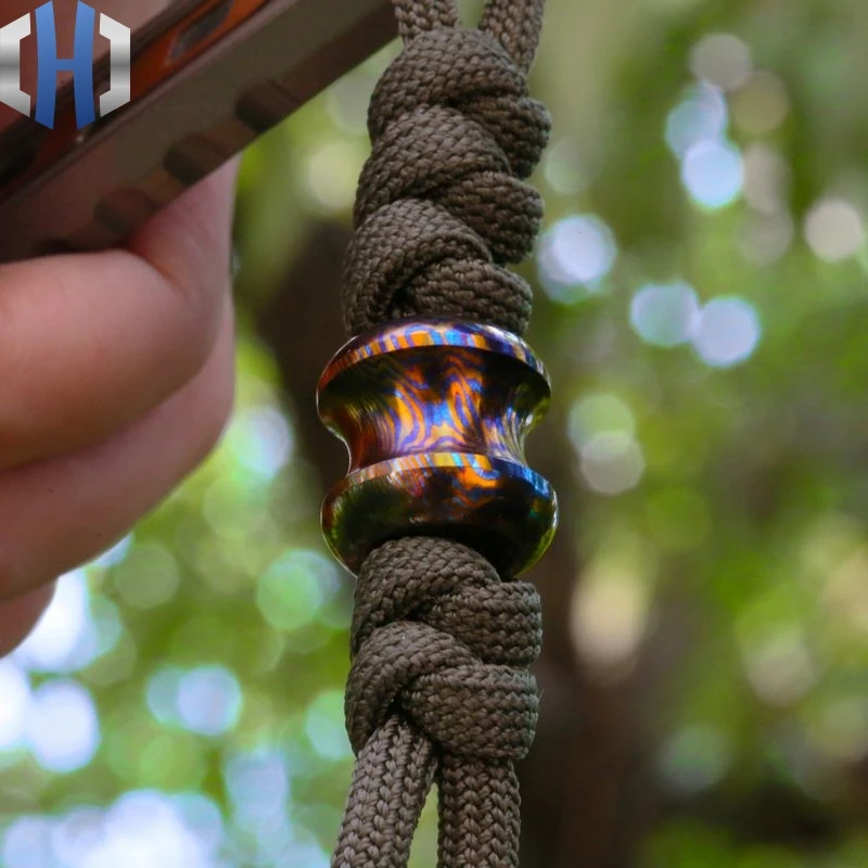 Титановый кодовый нож подвеска творческая личность DIY ключ браслет свободные