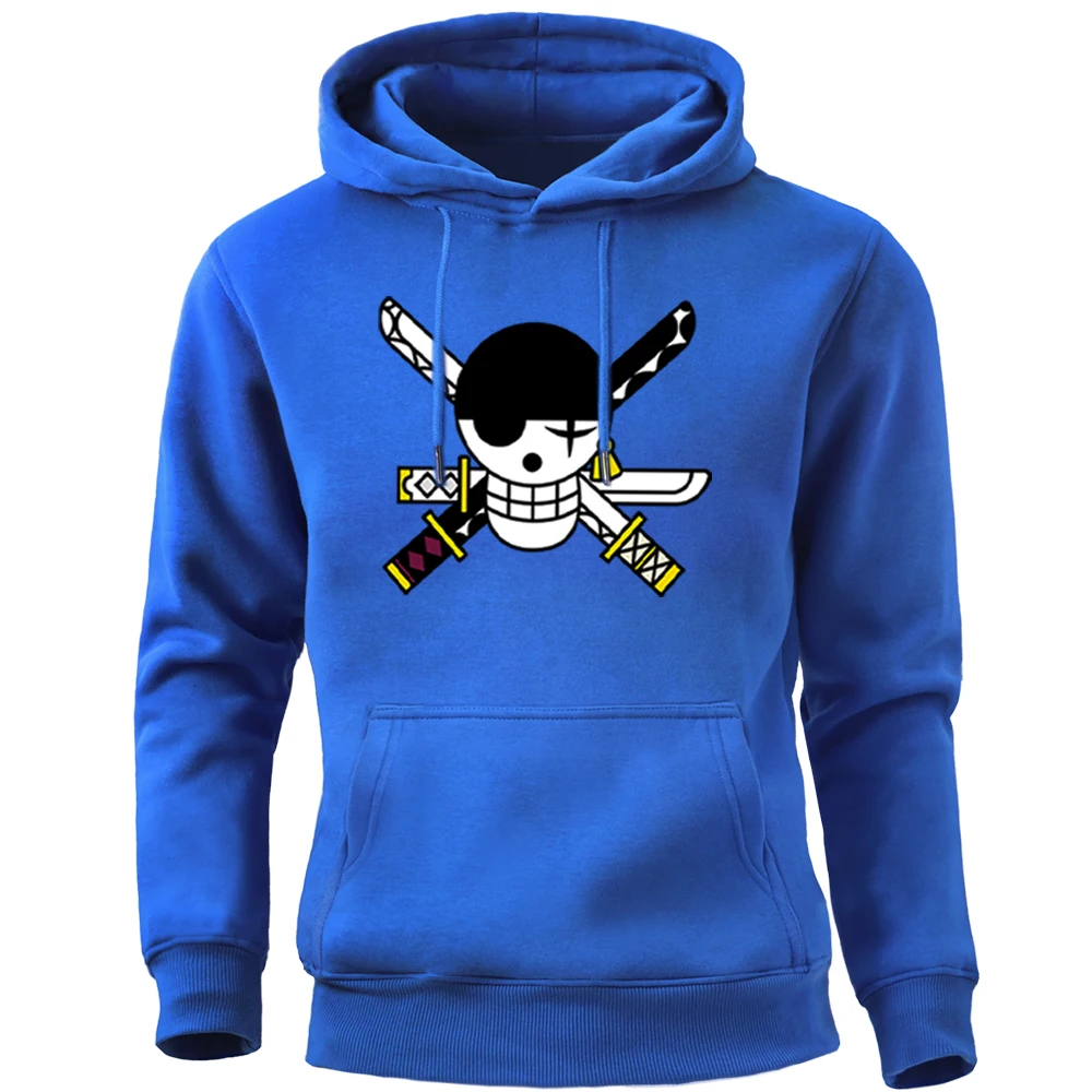 

Hoodies Japanese Anime One Piece The Pirates King Sweatshirt Tops Crewneck Tracksuit Autumn Winter Fleece Streetwear Pullover