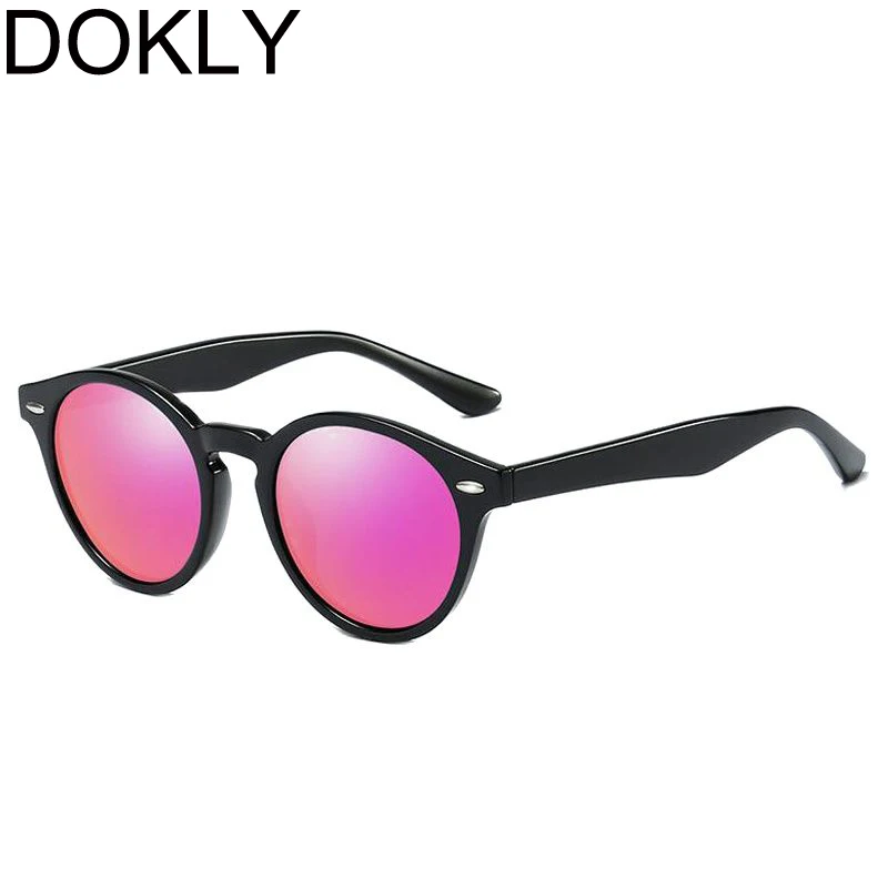 

Dokly Polarized Sunglasses Men And Women Fashion Designer Round Sunglasses Oculos De Sol Eyewear UV400